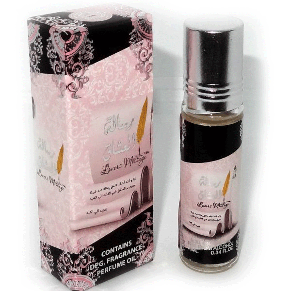 عطر رسالة العشاق (عود) للنساء 10 مل ، زيت رول