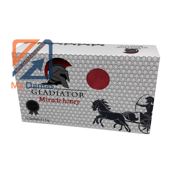 Le miel miracle du gladiateur 12 x 15 grammes (The GLADIATOR Miracle Honey)