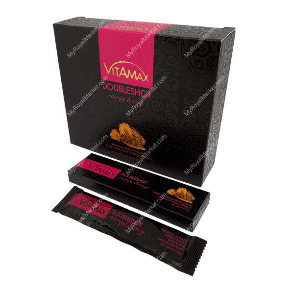 العسل الملكي فيتاماكس دبل شوت، عسل الطاقة النسائي 10*20 غرام (VITAMAX Royal Honey for her)